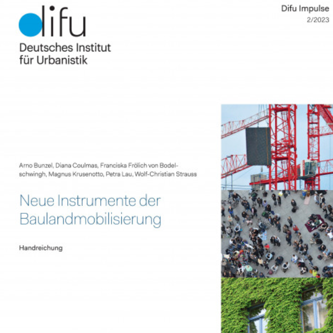 Handreichung zu neuen Instrumenten der Baulandmobilisierung